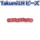ビーズ　グラスビーズ　TakumiLHビーズ 丸小 241 着色オーロラ/薄赤茶
