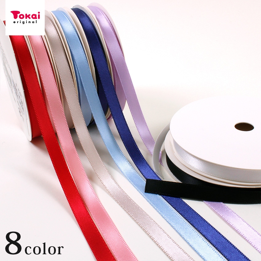 サテンリボン6mm 10m巻 | リボン | 手芸用品の卸売りサイト「クラフト