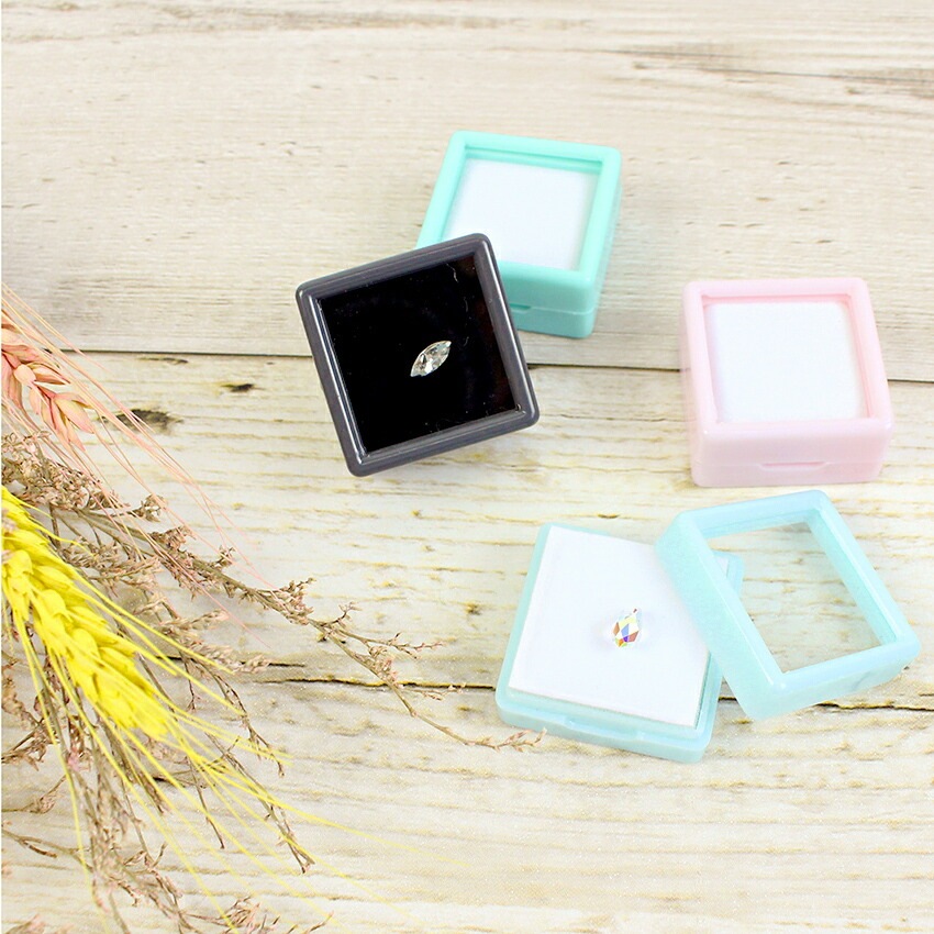 ビーズ ディスプレイ 用品 ルースケース 30×30mm 10個セット | 収納
