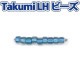 ビーズ　グラスビーズ　TakumiLHビーズ 丸小 263 パール/水色