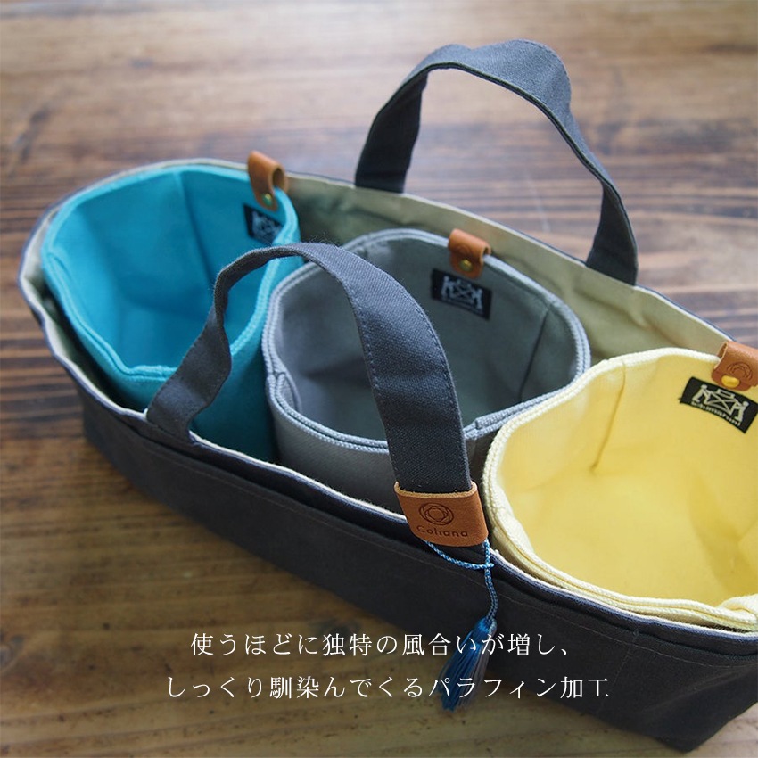 Cohana 帆布の道具入れ