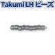ビーズ　グラスビーズ　TakumiLHビーズ 丸小 266 パール/濃グレー
