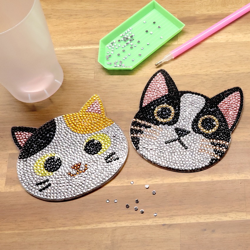 ダイヤモンドフィックス コースターキット 猫 | その他モチーフの