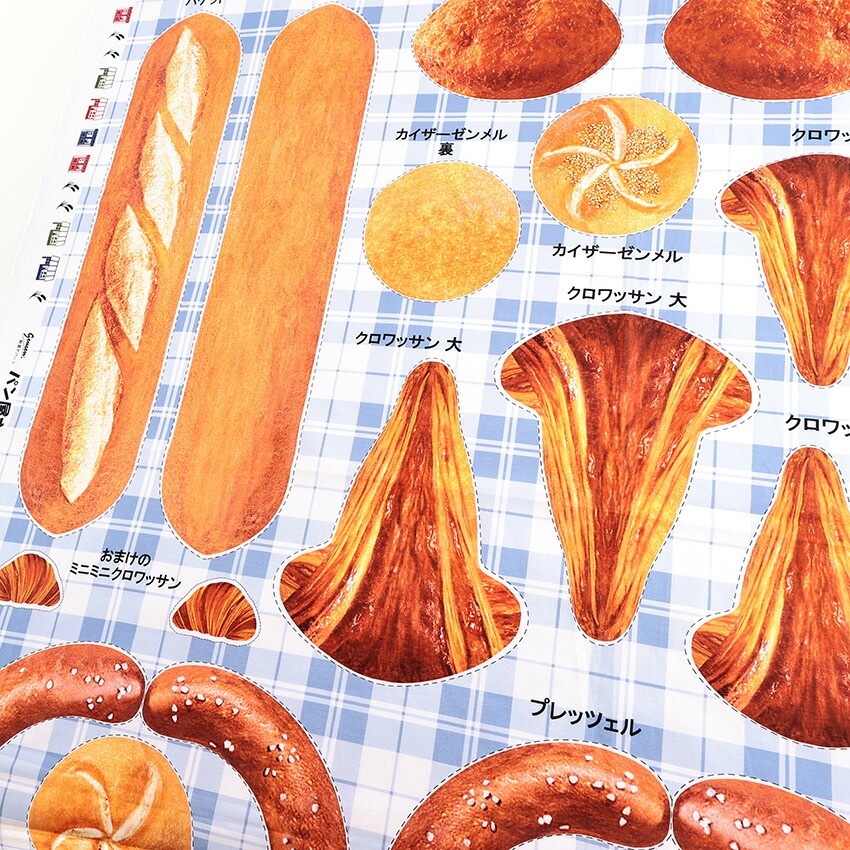 インクジェットパネル パン屋さん 108×95cm カットクロス | パネル生地