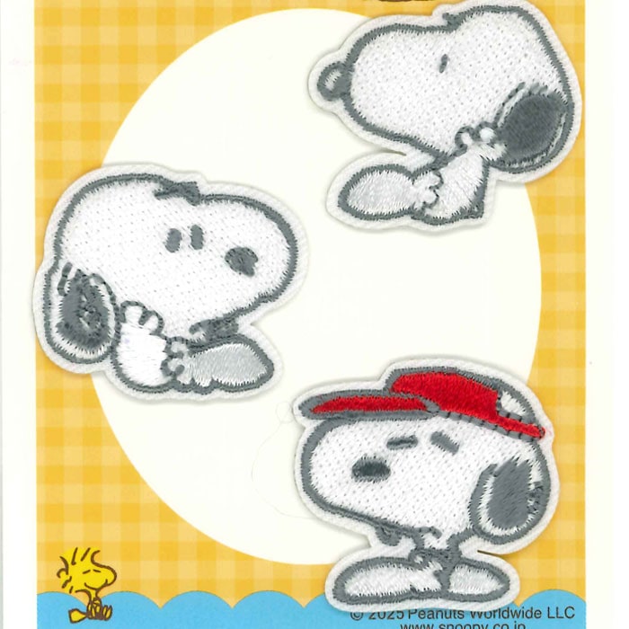 2way ワッペン 大 スヌーピー | キャラクターワッペン | 手芸用品の