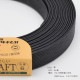 ハマナカ エコクラフトテープ 【5m巻】 6 黒 