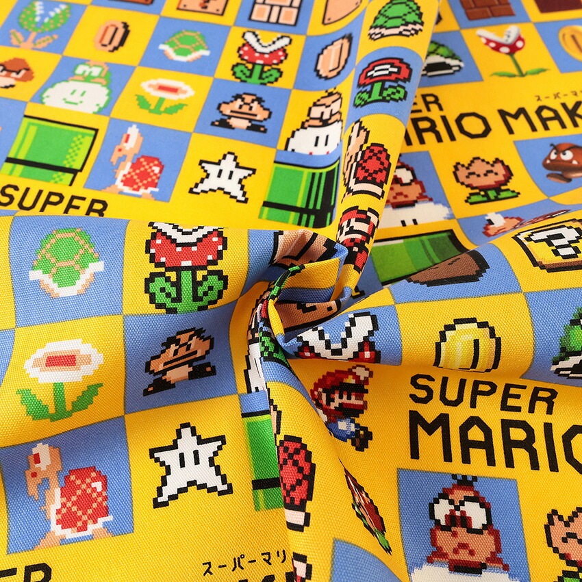 スーパーマリオメーカー ドット絵柄 オックス 50cm単位 | その他