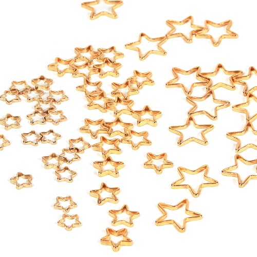 メタルパーツ ゴールド 星 SS/S/M ゴールド