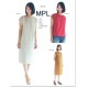 型紙 mパターン研究所 フロントバックドレス M176