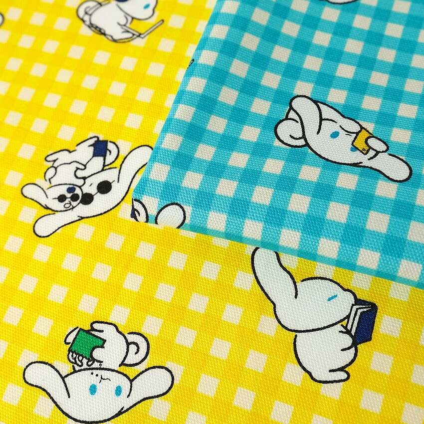 サンリオ アイシナモロール ギンガムチェック オックス 50cm単位