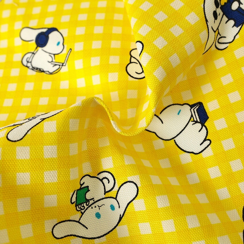 サンリオ アイシナモロール ギンガムチェック オックス 50cm単位