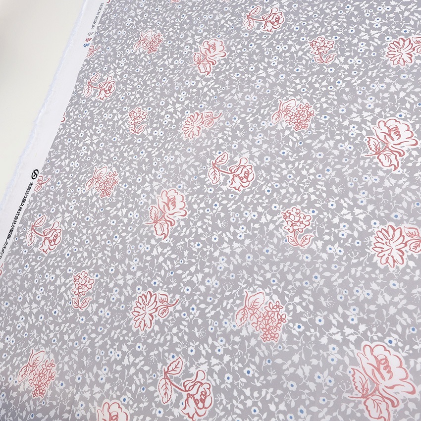 SEDUM DESIGN Happy floret ポリエステルプリント 1m カットクロス