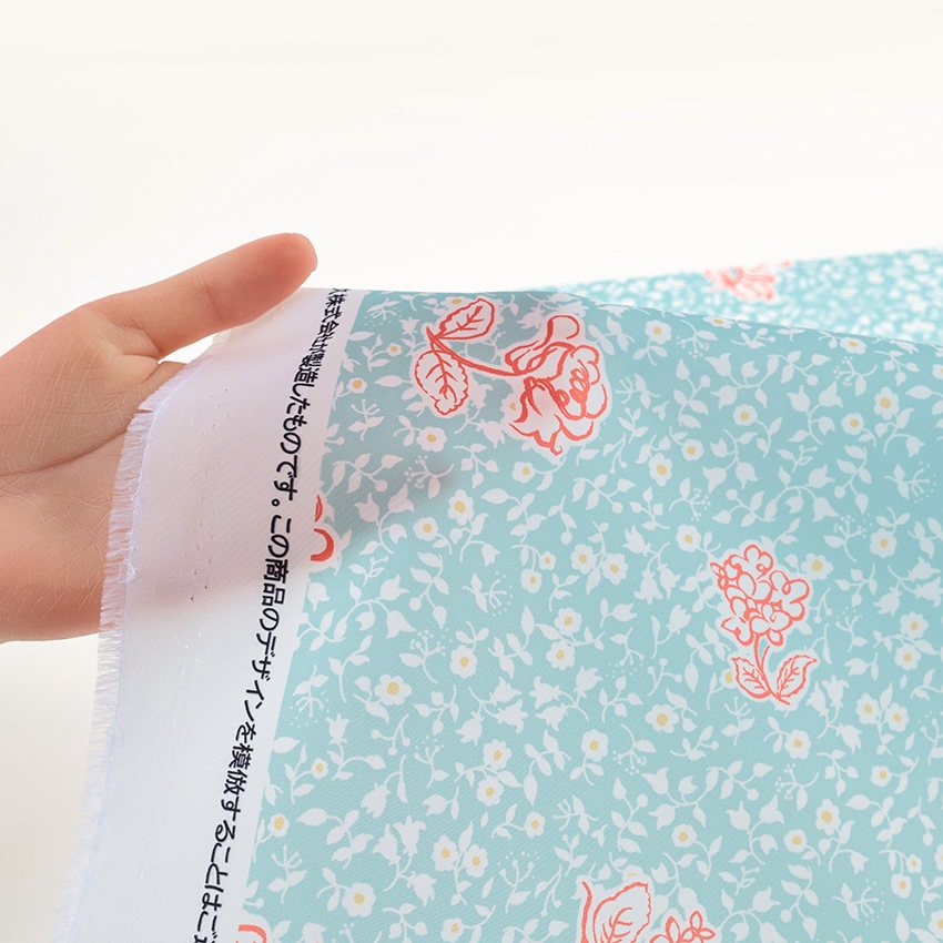 SEDUM DESIGN Happy floret ポリエステルプリント 1m カットクロス