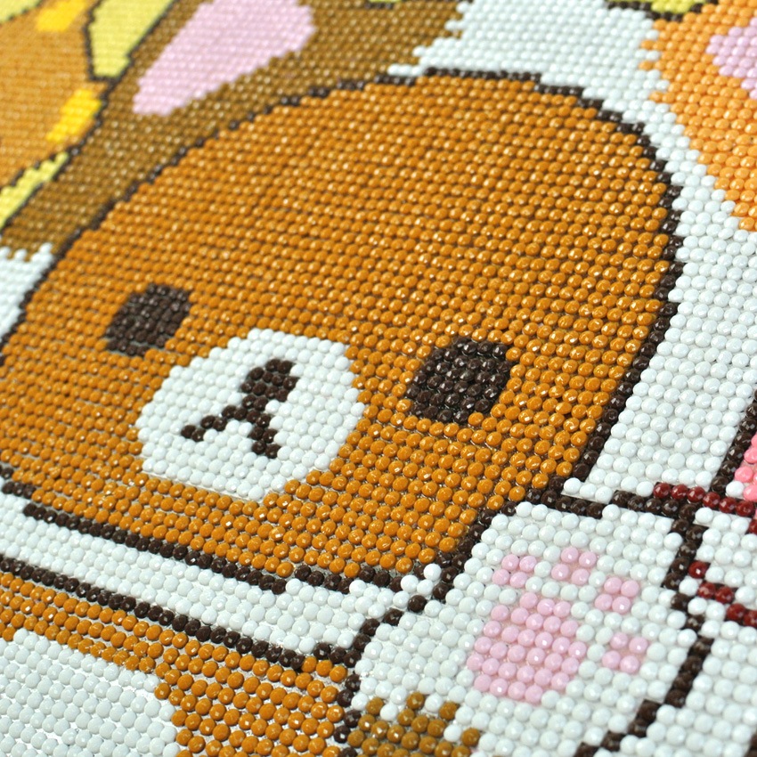 ダイヤモンドフィックス キット リラックマもっと♪のんびりネコ 30