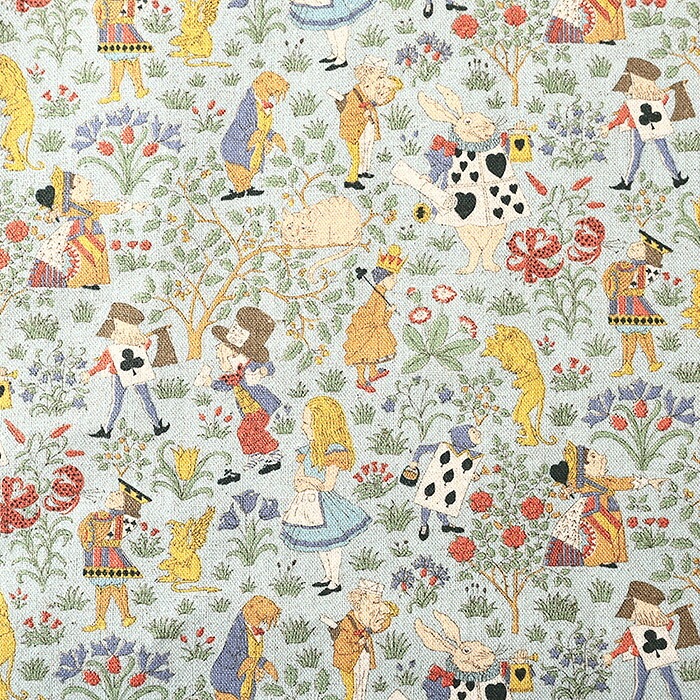 V&A Fabric Collection アリスの冒険 綿麻キャンバス 50cm単位