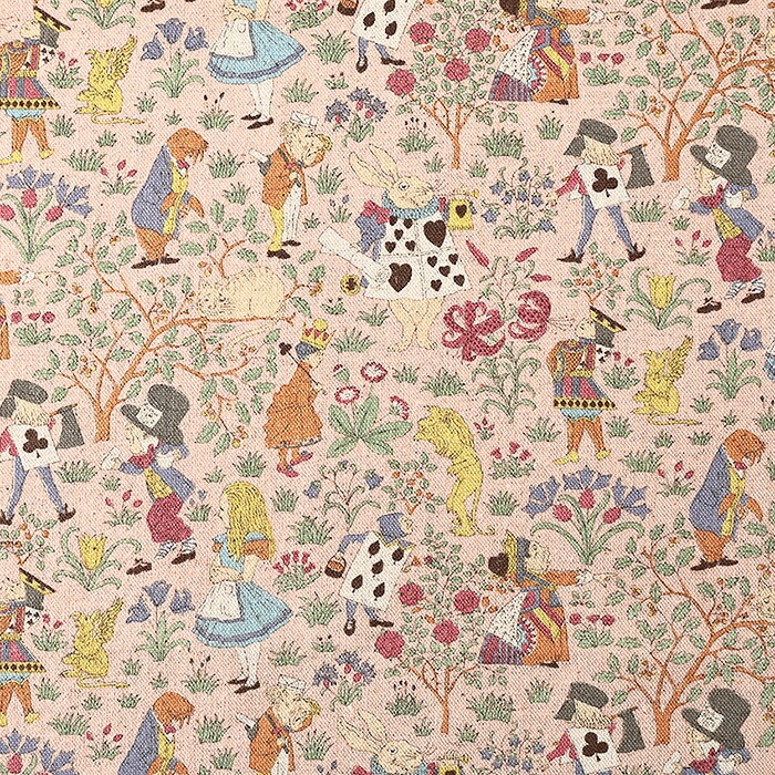 V&A Fabric Collection アリスの冒険 綿麻キャンバス 50cm単位