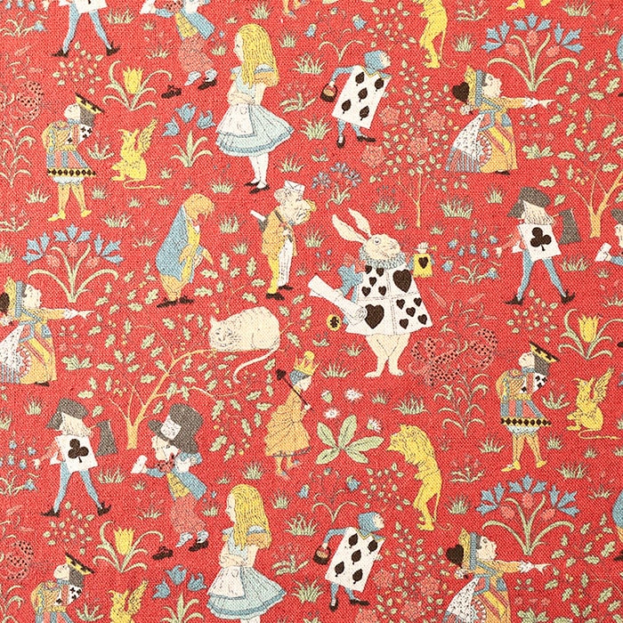 V&A Fabric Collection アリスの冒険 綿麻キャンバス 50cm単位