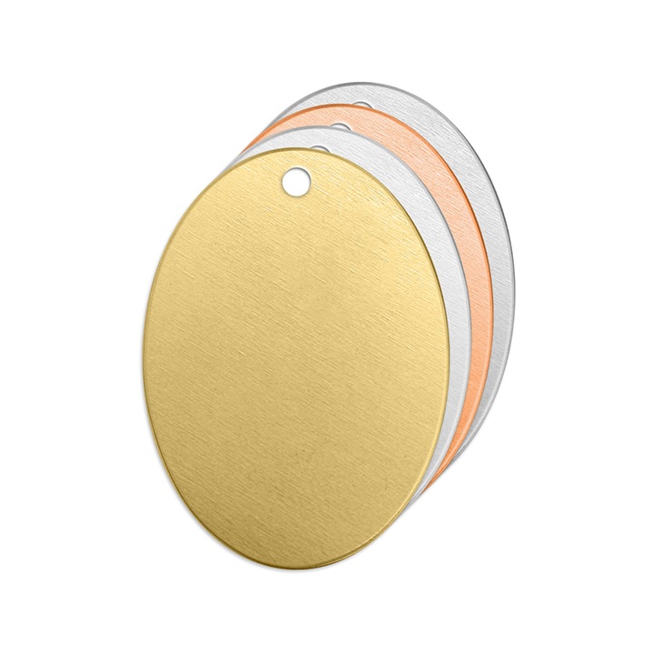 【大処分】ImpressArt(インプレスアート) スタンピング ブランク プレート 楕円 約25×18アルケメ 