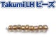 ビーズ　グラスビーズ　TakumiLHビーズ 丸小 994 パール/アーモンドAB