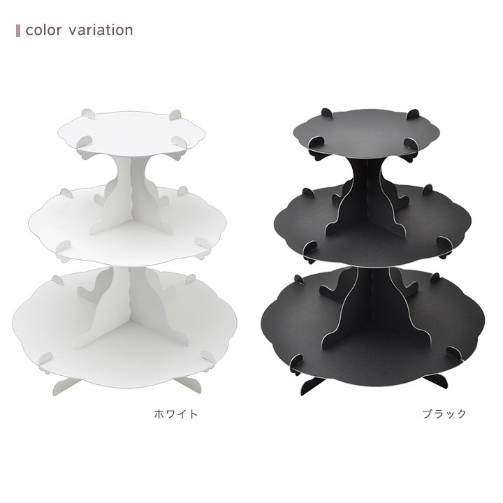 ビーズ　ディスプレイ用品　オリジナルワークス　組立式3段テーブル