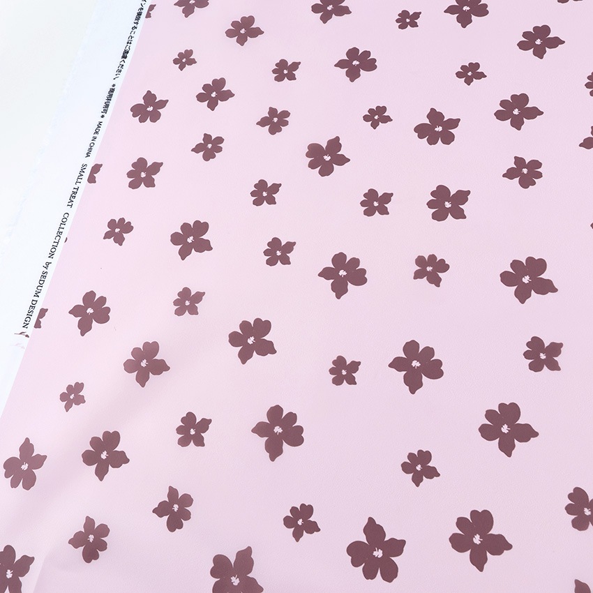 SMALL TREAT monotoneflower ポリエステルタフタ 1m カットクロス