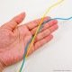 カラーゴム 丸ゴムM 直径2mm 全19色 (50cm単位)