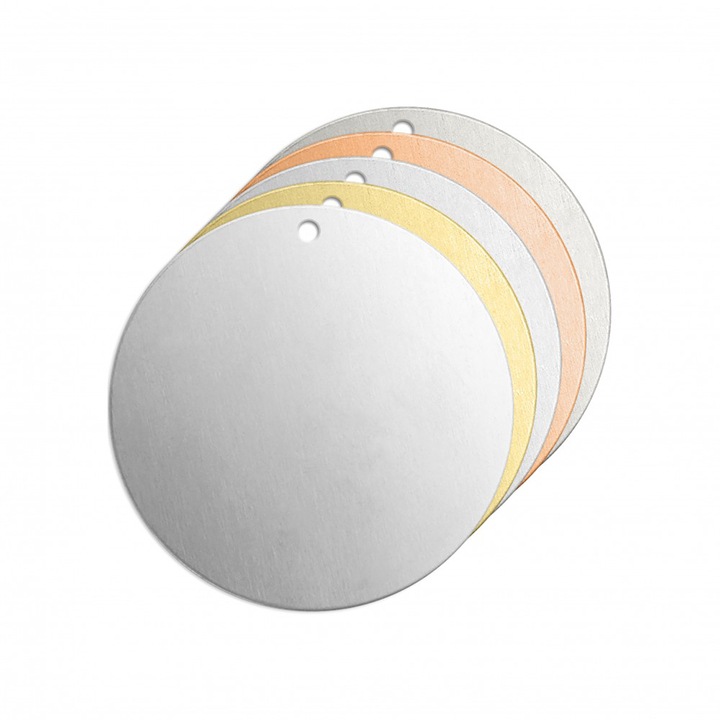 ImpressArt(インプレスアート) スタンピング ブランク プレート 丸 約25mmアルケメ 