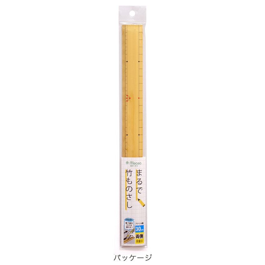 竹尺 30cm アクリル製 | メジャー・定規 | 手芸用品の卸売りサイト
