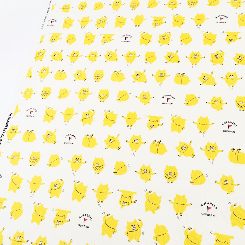 ノラネコぐんだん ノラネコたいそう オックス 50cm カットクロス