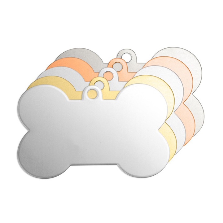 ImpressArt(インプレスアート) スタンピング ブランク ドッグボーン 約26×41 真鍮 