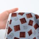 チロルチョコ 総柄 オックス 1m カットクロス