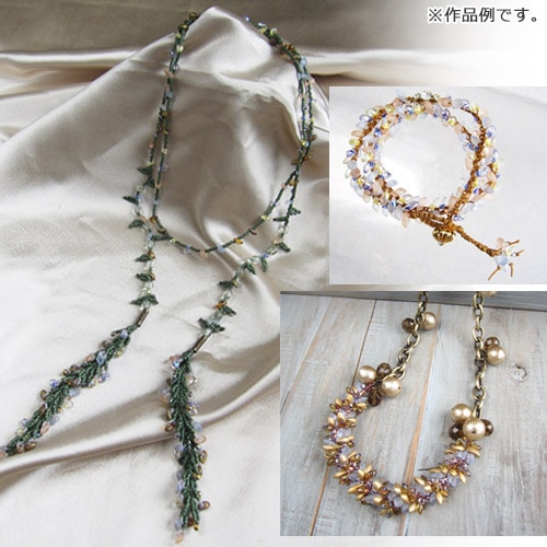 ビーズ　まが玉・ドロップ　ロングマガタマ LMA160 クリスタルラスター