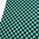 【お買い得品】カットクロス 市松模様 ちりめん友仙 幅70×48cm 緑×黒