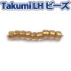 ビーズ　グラスビーズ　TakumiLHビーズ 丸小 989FM パールFM/アーモンド