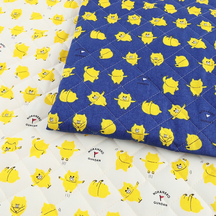 ノラネコぐんだん  ノラネコたいそう オックスキルト 50cm カットクロス