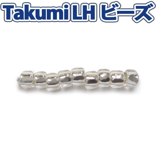 ビーズ　グラスビーズ　TakumiLHビーズ 丸小 PF21 PF/シルバー