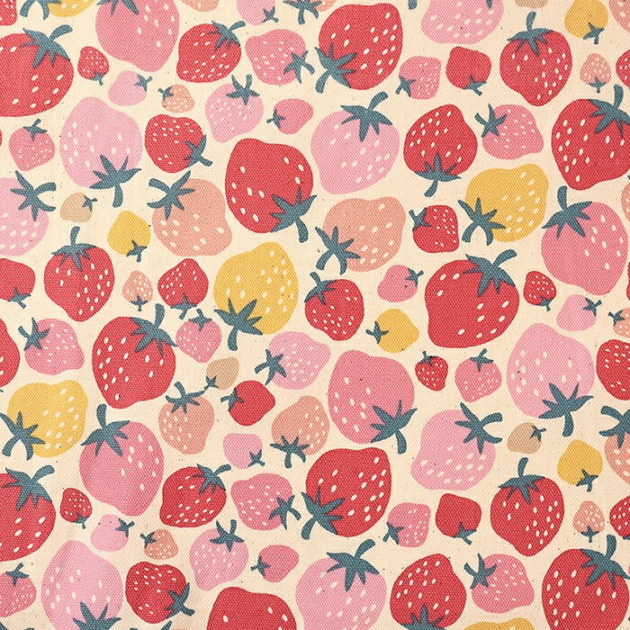 Retro Charm いちご オックス 50cm単位 | オックス | 手芸用品の卸売り