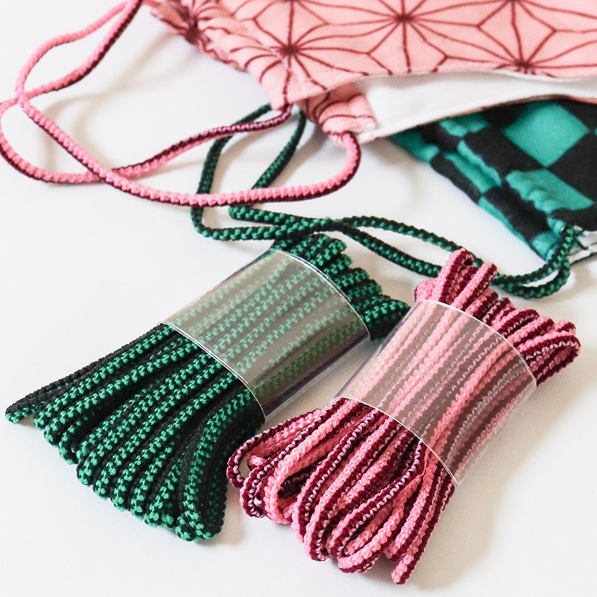 【お買い得品】和柄モールマスクゴム 幅3mm×3m