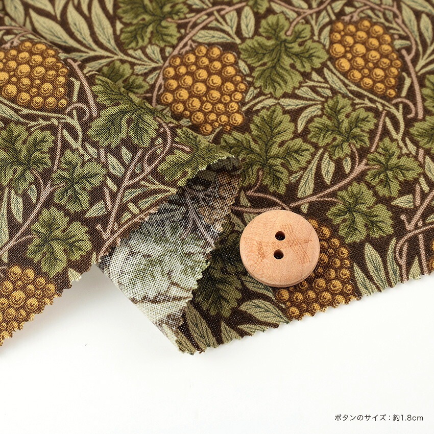 【在庫限り】V&A Fabric Collection Vine シーチング 50cm単位