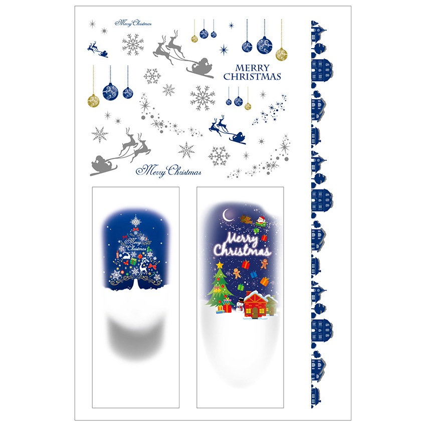 エルベール スーパーデザインフィルム クリスマス PPF-304/MERRY CHRISTMAS オーナメント トナカイ