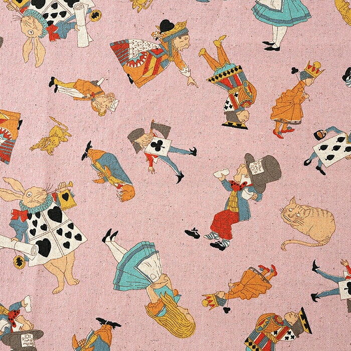 V&A Fabric Collection Alice and Friends 綿麻キャンバス 50cm単位
