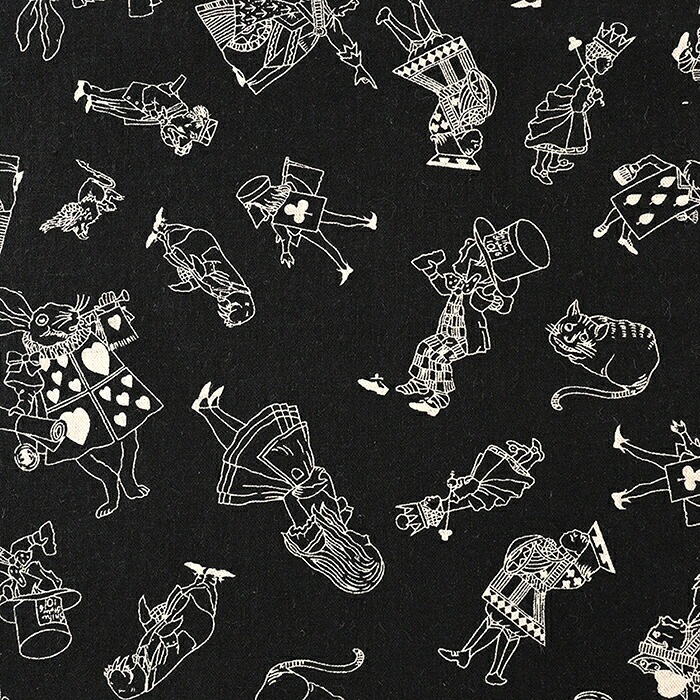 V&A Fabric Collection Alice and Friends 綿麻キャンバス 50cm単位