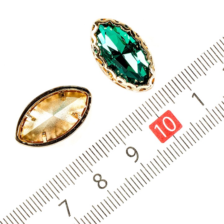 【お買い得品】YOGOX ビジューマーキス 約10×20mm 1個入り