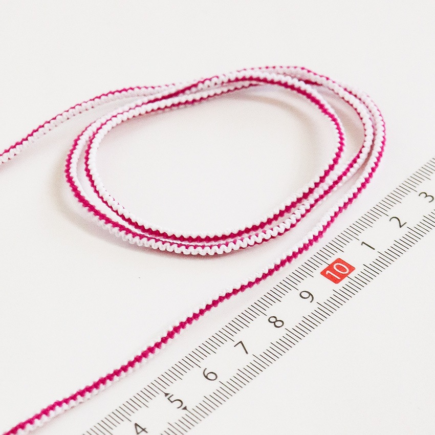 【お買い得品】抗菌防臭吸水速乾カラーマスク用ゴム 巾3mm 50cm単位