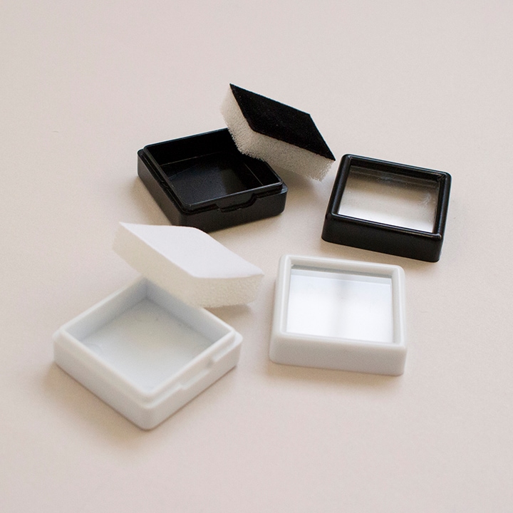 ルースケース 30×30mm 10個セット 白・黒