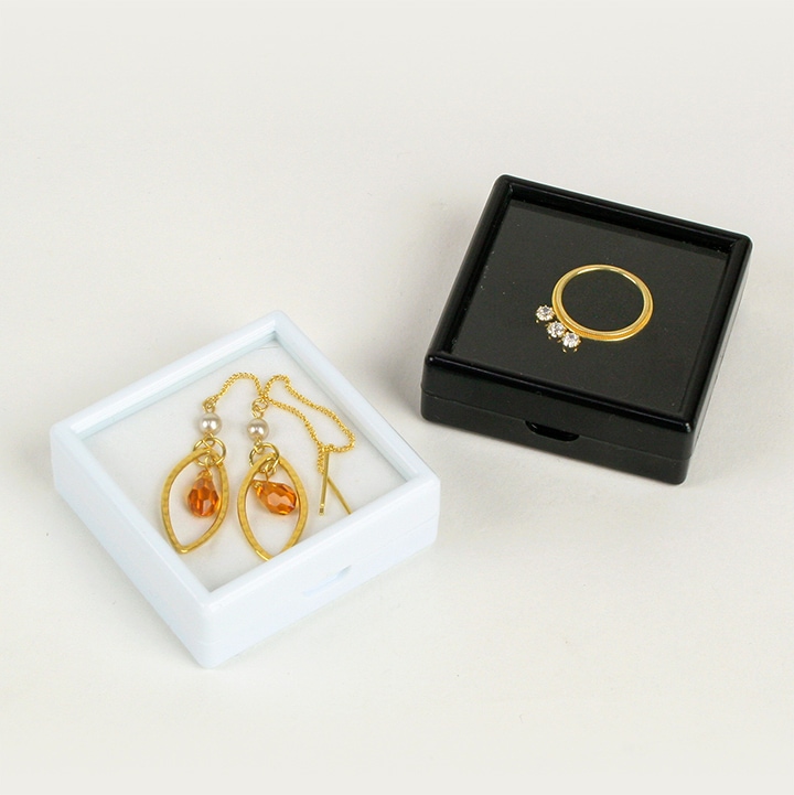 ルースケース 30×30mm 10個セット 白・黒