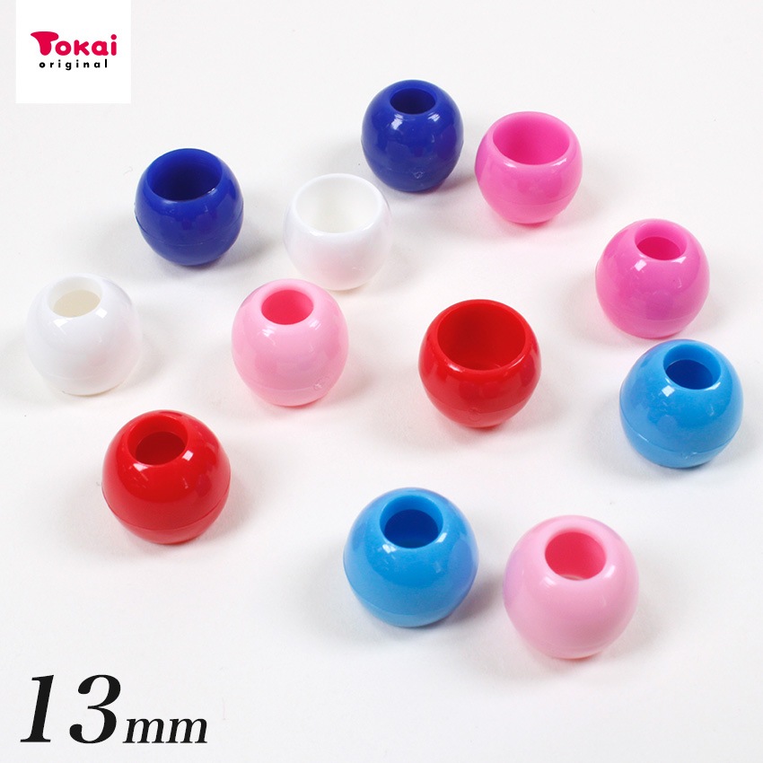 CraftCafe プラ丸カン 13mm カラーループエンド1