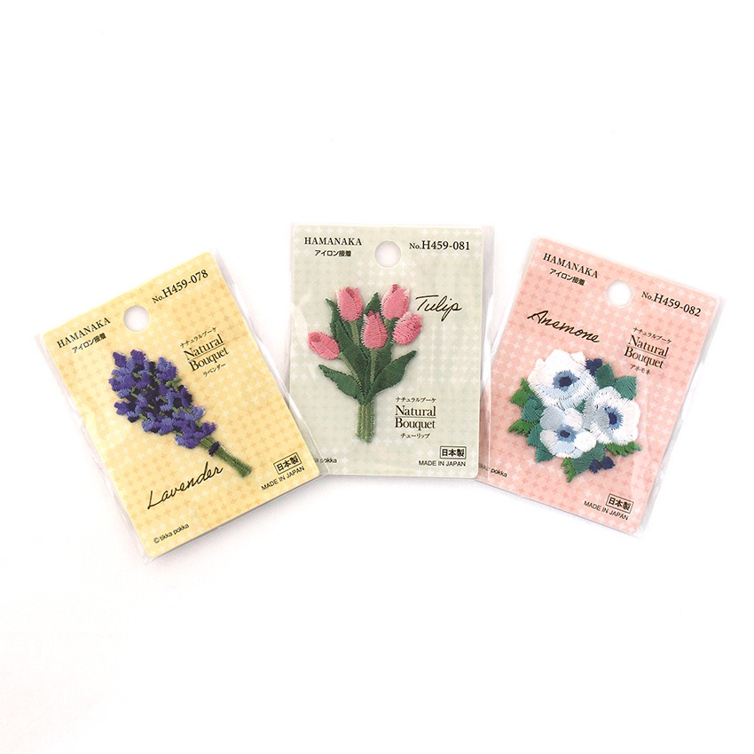 ハマナカ Natural Bouquet ワッペン