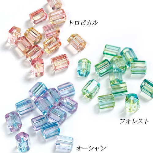 ヴィトライユビーズ ガラス 6×5mm 12個 