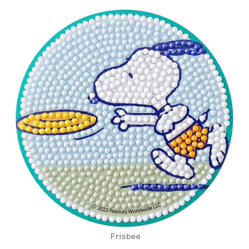 ダイヤモンドフィックス コースターキット スヌーピー 直径10cm